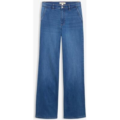 bonprix Wide-Leg-Jeans, High Waist, Bio-Baumwolleblau 50Damen bonprix Wide-Leg-Jeans, High Waist, Bio-Baumwolleblau 50Damen