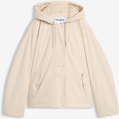 bonprix Wasserabweisende Funktions-Jacke, leicht wattiertbeige 52Damen bonprix Wasserabweisende Funktions-Jacke, leicht wattiertbeige 52Damen
