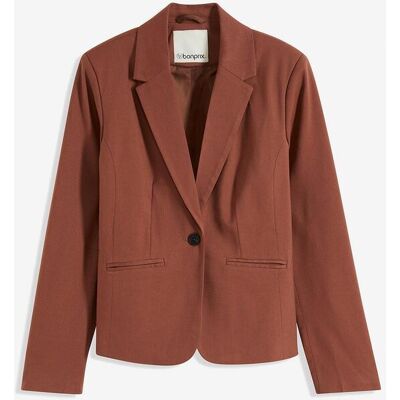bonprix Blazer mit Paspeltaschenbraun 50Damen bonprix Blazer mit Paspeltaschenbraun 50Damen