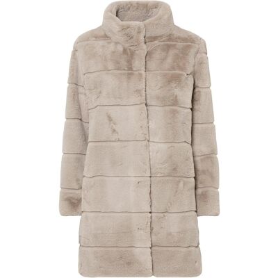 bonprix Fellimitat-Mantelgrau 34Damen bonprix Fellimitat-Mantelgrau 34Damen
