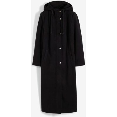 bonprix Mantel aus Wollimitat, Maxi-Längeschwarz 40Damen bonprix Mantel aus Wollimitat, Maxi-Längeschwarz 40Damen