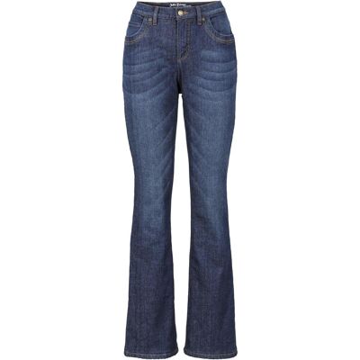 bonprix Bootcut-Jeans High Waist, Thermoblau 48Damen bonprix Bootcut-Jeans High Waist, Thermoblau 48Damen