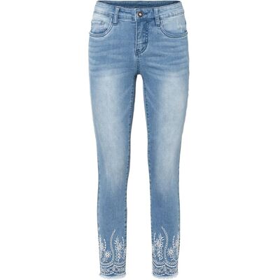 bonprix Skinny Jeans, Mid Waist, croppedblau 46Damen bonprix Skinny Jeans, Mid Waist, croppedblau 46Damen