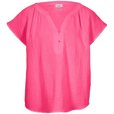 bonprix Musselin-Blusentop aus reiner Baumwollepink 40Damen bonprix Musselin-Blusentop aus reiner Baumwollepink 40Damen