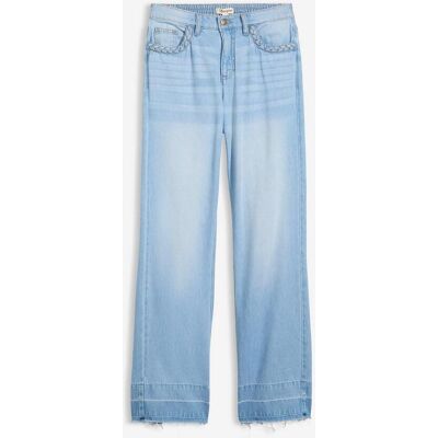 bonprix Wide-Leg-Jeans Mid Waist, Baumwolleblau 44Damen bonprix Wide-Leg-Jeans Mid Waist, Baumwolleblau 44Damen