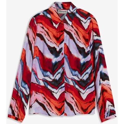 bonprix bedruckte Bluselila 54Damen bonprix bedruckte Bluselila 54Damen