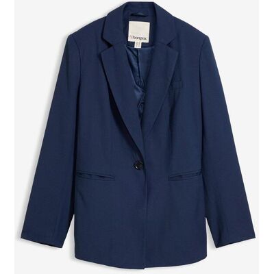 bonprix Blazer mit langem Rückenschlitzblau 36Damen bonprix Blazer mit langem Rückenschlitzblau 36Damen