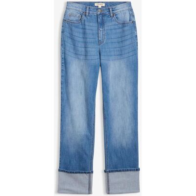 bonprix Loose Straight-Jeans High Waistblau 48Damen bonprix Loose Straight-Jeans High Waistblau 48Damen