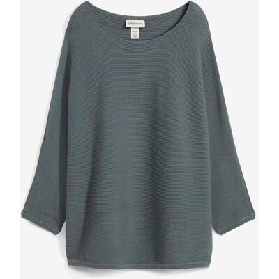 bonprix Oversize-Ripp-Pullover aus Viskose-Mixgrün 52Damen bonprix Oversize-Ripp-Pullover aus Viskose-Mixgrün 52Damen