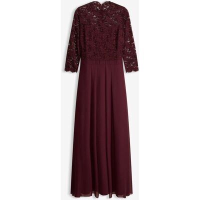 bonprix Maxikleid mit Spitzerot 44Damen bonprix Maxikleid mit Spitzerot 44Damen