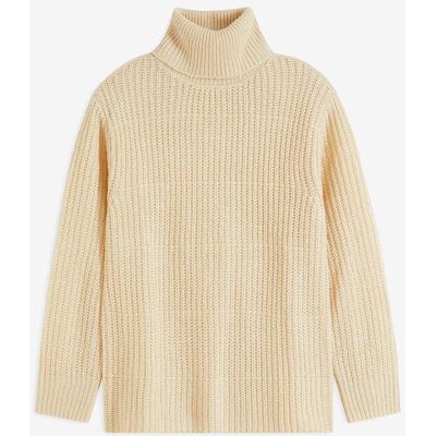 bonprix Strickpullover mit Rollkragenbeige 40Damen bonprix Strickpullover mit Rollkragenbeige 40Damen