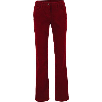 bonprix Stretch-Cordhose, Bootcutrot 42Damen bonprix Stretch-Cordhose, Bootcutrot 42Damen
