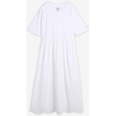 bonprix Maxikleid aus reiner Baumwolleweiß 44Damen bonprix Maxikleid aus reiner Baumwolleweiß 44Damen