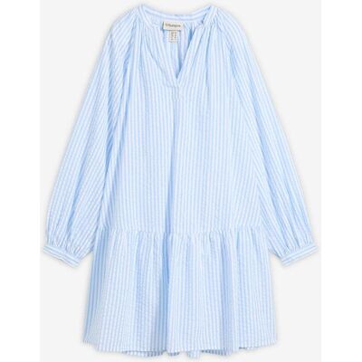 bonprix Tunika-Kleid aus reiner Baumwolleblau 44Damen bonprix Tunika-Kleid aus reiner Baumwolleblau 44Damen