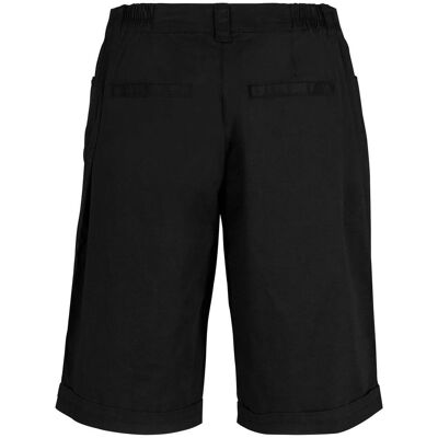 bonprix Baumwoll Papertouch-Bermuda mit Bequembundschwarz 42Damen bonprix Baumwoll Papertouch-Bermuda mit Bequembundschwarz 42Damen