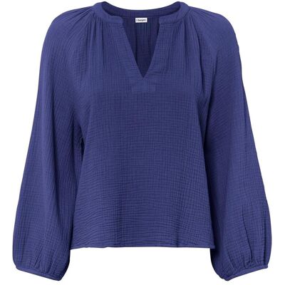 bonprix Oversize-Bluse aus Musselinlila 38Damen bonprix Oversize-Bluse aus Musselinlila 38Damen