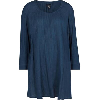 bonprix Long-Tunika aus Baumwolleblau 44Damen bonprix Long-Tunika aus Baumwolleblau 44Damen