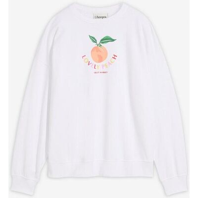bonprix Oversize-Sweatshirtweiß 40Damen bonprix Oversize-Sweatshirtweiß 40Damen