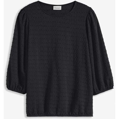 bonprix Shirt-Tunika mit Strukturschwarz 40Damen bonprix Shirt-Tunika mit Strukturschwarz 40Damen