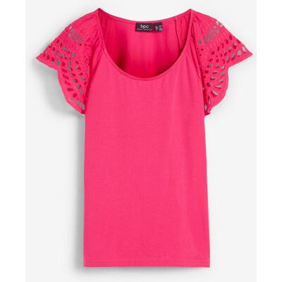 bonprix Shirt aus Baumwoll-Mixpink 52Damen bonprix Shirt aus Baumwoll-Mixpink 52Damen