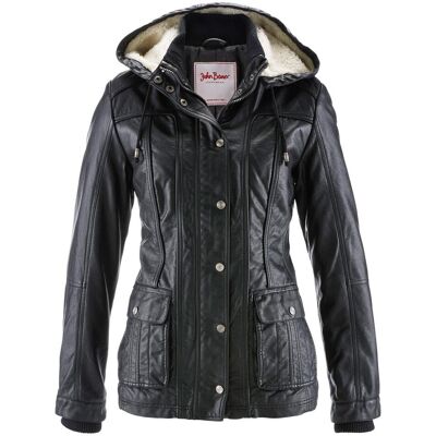 bonprix Lederimitat-Jackeschwarz 34Damen bonprix Lederimitat-Jackeschwarz 34Damen