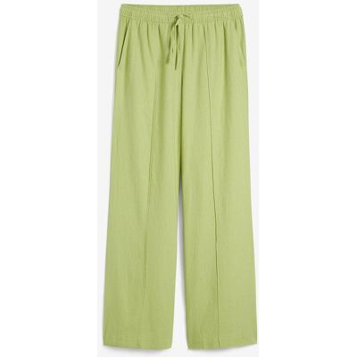 bonprix Palazzo-Hose aus leichtem Leinen-Viskose-Mixgrün 44Damen bonprix Palazzo-Hose aus leichtem Leinen-Viskose-Mixgrün 44Damen