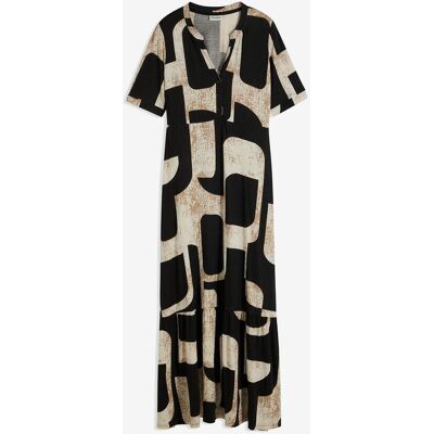 bonprix Maxikleid aus softem Viskose-Mixschwarz 40Damen bonprix Maxikleid aus softem Viskose-Mixschwarz 40Damen