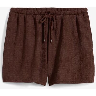 bonprix Lockere Schlupf-Shorts aus strukturiertem Crêpebraun 44Damen bonprix Lockere Schlupf-Shorts aus strukturiertem Crêpebraun 44Damen