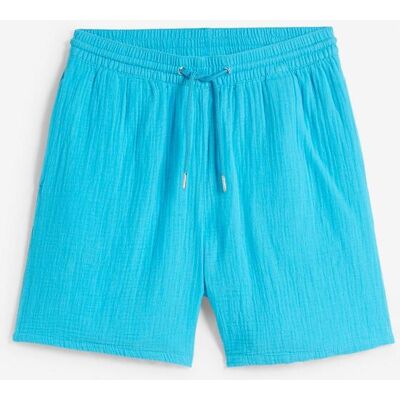 bonprix Shorts aus Musselinblau 46Damen bonprix Shorts aus Musselinblau 46Damen
