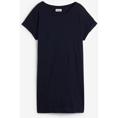 bonprix Boxy-Longshirt mit kurzen Ärmelnblau 52Damen bonprix Boxy-Longshirt mit kurzen Ärmelnblau 52Damen