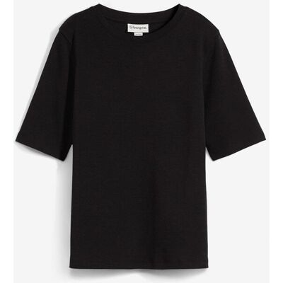 bonprix T-Shirt aus reiner Bio-Baumwolleschwarz 52Damen bonprix T-Shirt aus reiner Bio-Baumwolleschwarz 52Damen