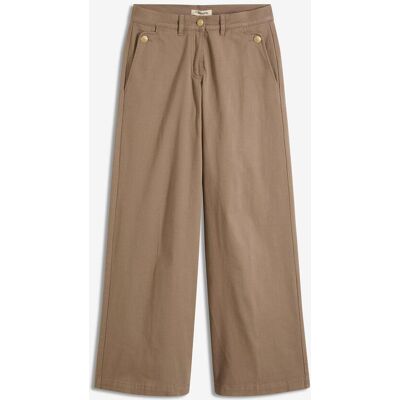bonprix Wide Leg Hose mit Stretchgrün 50Damen bonprix Wide Leg Hose mit Stretchgrün 50Damen