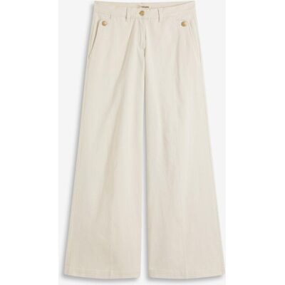 bonprix Wide Leg Hose mit Stretchbeige 50Damen bonprix Wide Leg Hose mit Stretchbeige 50Damen