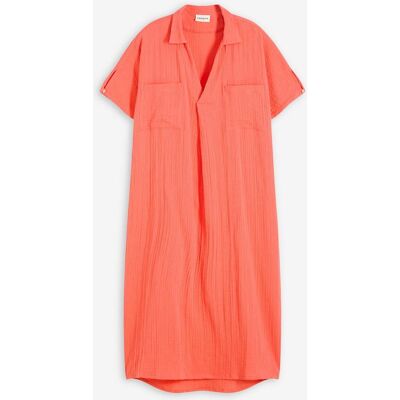 bonprix Kaftan-Kleid aus weichem Musselinpink 42Damen bonprix Kaftan-Kleid aus weichem Musselinpink 42Damen