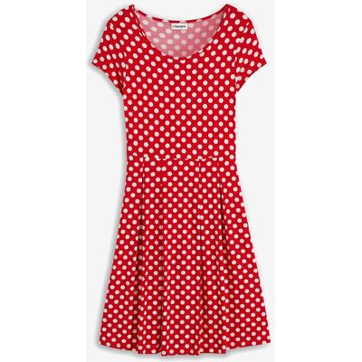 bonprix Jerseykleid aus Viskose-Mixrot 46Damen bonprix Jerseykleid aus Viskose-Mixrot 46Damen