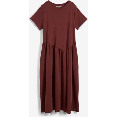 bonprix Jersey-Kleid aus reiner Bio-Baumwollebraun 48Damen bonprix Jersey-Kleid aus reiner Bio-Baumwollebraun 48Damen