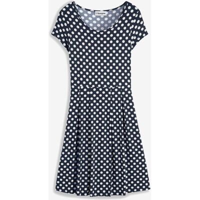 bonprix Jerseykleid aus Viskose-Mixblau 34Damen bonprix Jerseykleid aus Viskose-Mixblau 34Damen