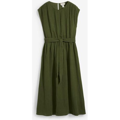 bonprix Maxikleid aus reiner Baumwollegrün 52Damen bonprix Maxikleid aus reiner Baumwollegrün 52Damen