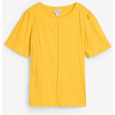 bonprix T-Shirt aus reiner Baumwollegelb 40Damen bonprix T-Shirt aus reiner Baumwollegelb 40Damen