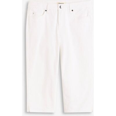 bonprix Capri-Hose mit Bequembundweiß 36Damen bonprix Capri-Hose mit Bequembundweiß 36Damen