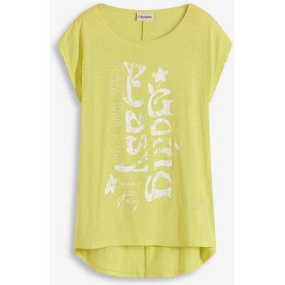 bonprix Longshirt aus reiner Bio-Baumwollegelb 40Damen bonprix Longshirt aus reiner Bio-Baumwollegelb 40Damen