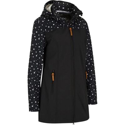 bonprix Funktions-Softshell-Parka mit Kuschelfleeceschwarz 42Damen bonprix Funktions-Softshell-Parka mit Kuschelfleeceschwarz 42Damen