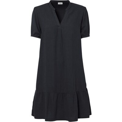 bonprix Minikleid aus Musselinschwarz 42Damen bonprix Minikleid aus Musselinschwarz 42Damen