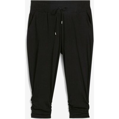 bonprix Jersey-Hose aus Baumwoll-Mixschwarz 56Damen bonprix Jersey-Hose aus Baumwoll-Mixschwarz 56Damen