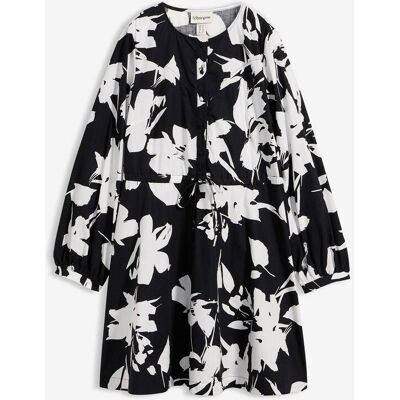 bonprix Tunika-Kleid aus reiner Baumwolleschwarz 42Damen bonprix Tunika-Kleid aus reiner Baumwolleschwarz 42Damen