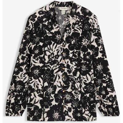 bonprix Bluse mit Spitzenbändernschwarz 36Damen bonprix Bluse mit Spitzenbändernschwarz 36Damen