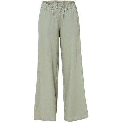 bonprix Palazzo-Hose aus Leinengrün 46Damen bonprix Palazzo-Hose aus Leinengrün 46Damen