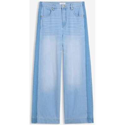 bonprix Wide-Leg-Jeans High Waist, Baumwolleblau 48Damen bonprix Wide-Leg-Jeans High Waist, Baumwolleblau 48Damen