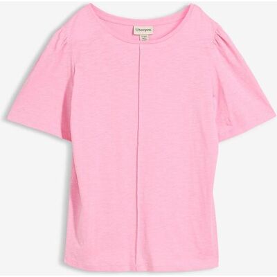 bonprix T-Shirt aus reiner Baumwollerosa 44Damen bonprix T-Shirt aus reiner Baumwollerosa 44Damen