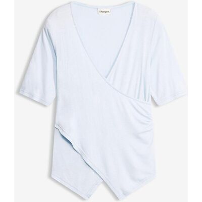 bonprix Shirt aus softem Viskose-Mixblau 52Damen bonprix Shirt aus softem Viskose-Mixblau 52Damen